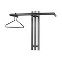 Čierny kovový nástenný vešiak 65 cm Senza – Spinder Design