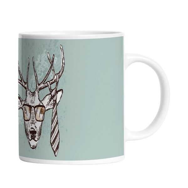 Keramický hrnček Handsome Deer, 330 ml