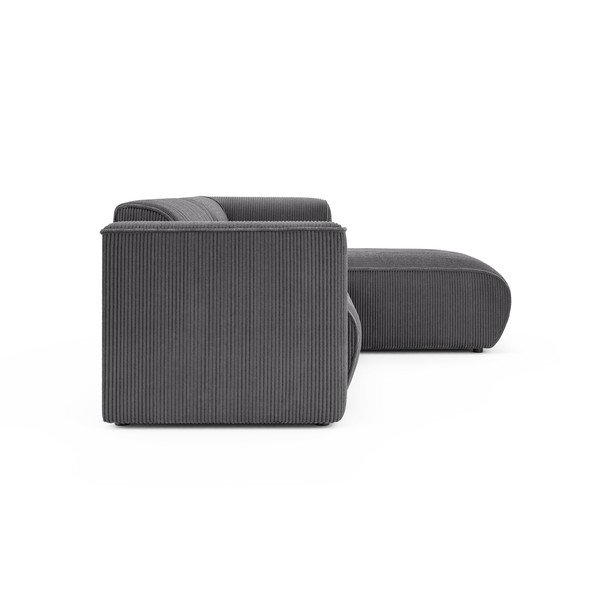 Tmavosivá menčestrová rohová pohovka (pravý roh/s leňoškou) Merid  – Ropez-image-3