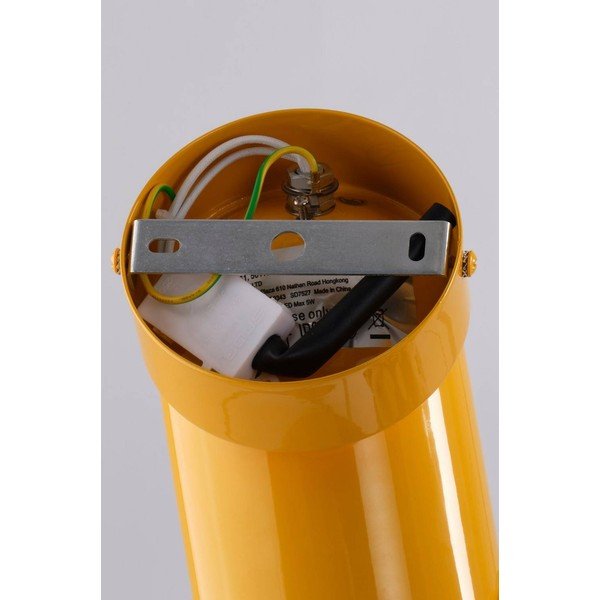 Žlté kovové bodové svietidlo s ohýbateľnou konštrukciou/so stmievačom ø 10,5 cm Ara – Jotex-image-4