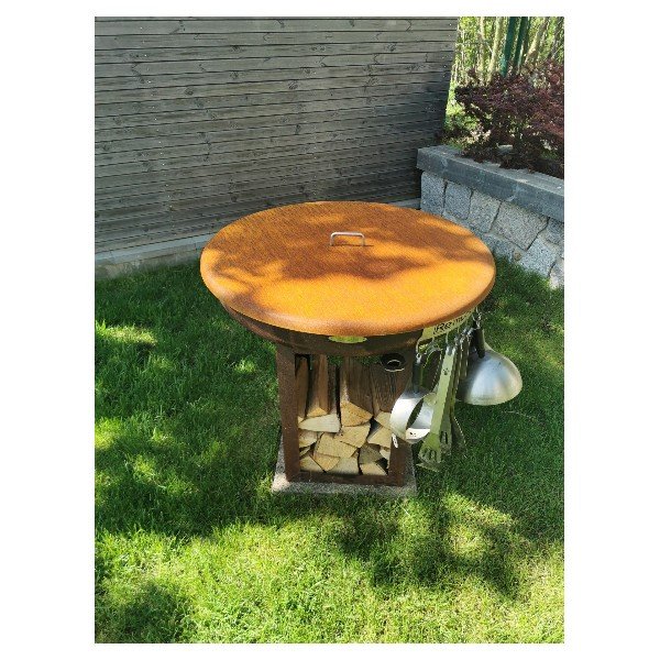 Oceľový poklop na gril L – Remundi-image-1