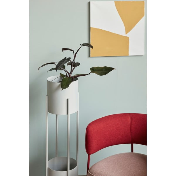 Biely kovový stojan na kvety Hübsch Stand, výška 1 m-image-2