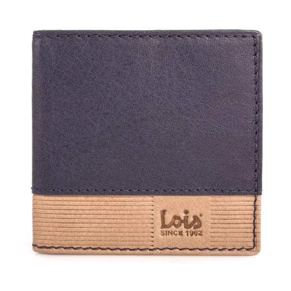 Kožená peňaženka Lois Blue, 9,5x9,5 cm