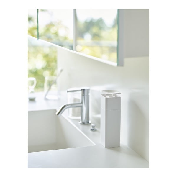 Biely dávkovač saponátu Yamazaki Tower, 250 ml-image-2