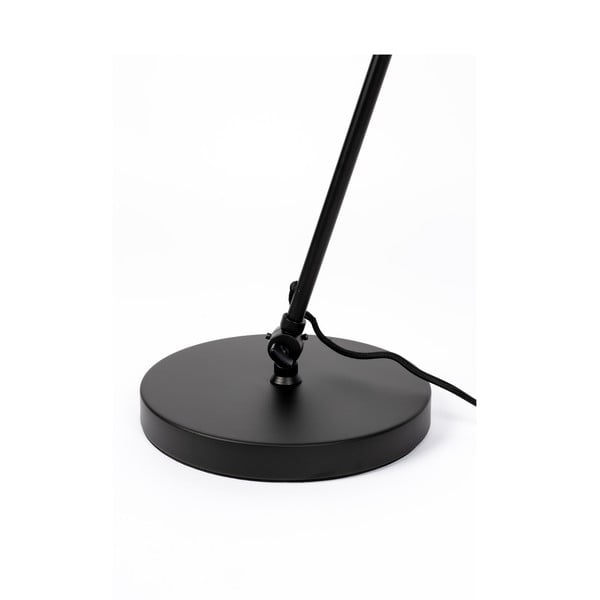 Čierna stolová lampa s kovovým tienidlom (výška 70 cm) Jona – White Label-image-4