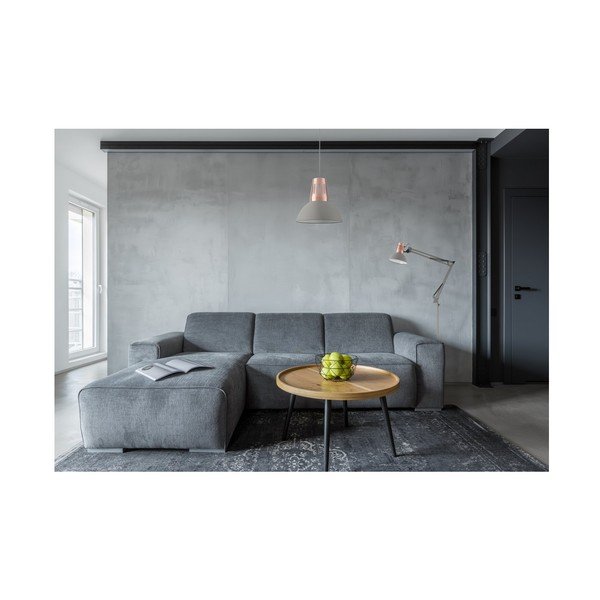 Sivá stojacia lampa s kovovým tienidlom Artemia F – GTV-image-3