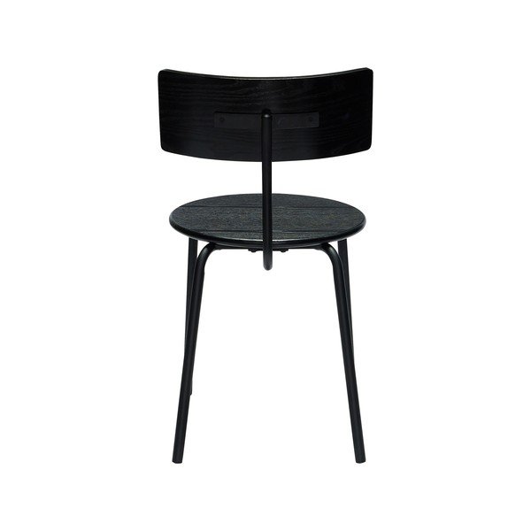 Čierne jedálenské stoličky v súprave 4 ks Koi – Hübsch-image-3