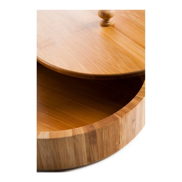 Bambusová úložná dóza na tortilly Bambum Pekit, 20 × 20 cm-image-1