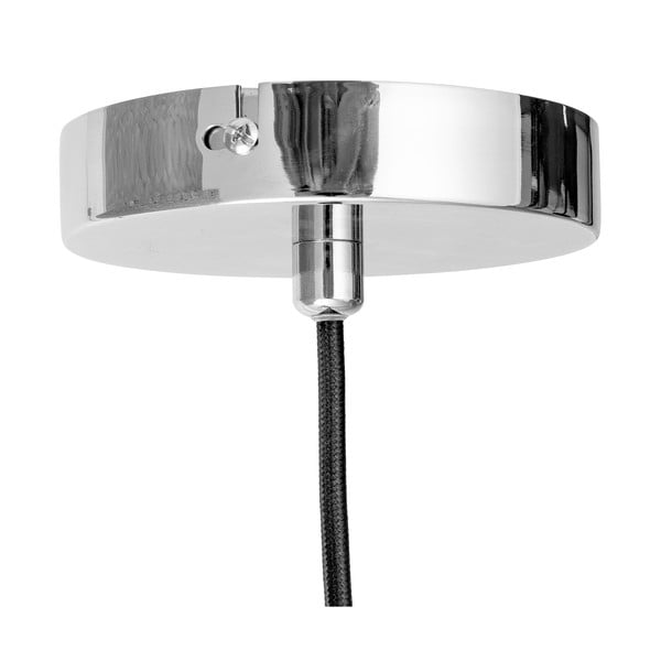 Sivé závesné svietidlo so skleneným tienidlom ø 22 cm Adar – Bloomingville-image-2