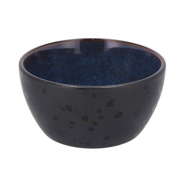 Čierna/modrá kameninová miska na polievku/na šalát 400 ml Gastro Black/Dark Blue – Bitz