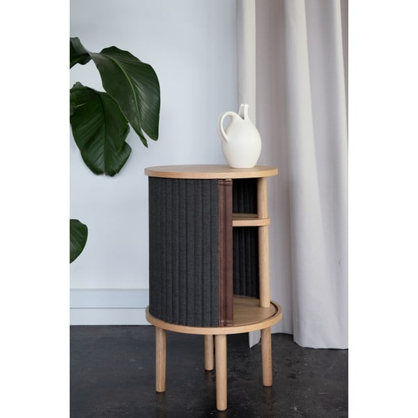 Okrúhly odkladací stolík z dubového dreva ø 38 cm Audacious – UMAGE-image-1
