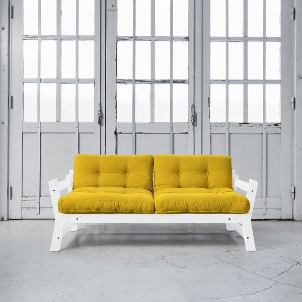 Rozkladacia pohovka Karup Step White/Amarillo-image-1