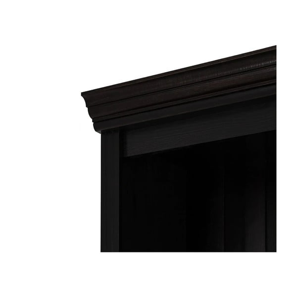 Hnedá knižnica z borovicového dreva 296x223 cm Anita – Støraa-image-4