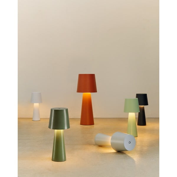 LED prenosné stmievateľné vonkajšie svietidlo na USB ø 10 cm Arenys – Kave Home-image-4