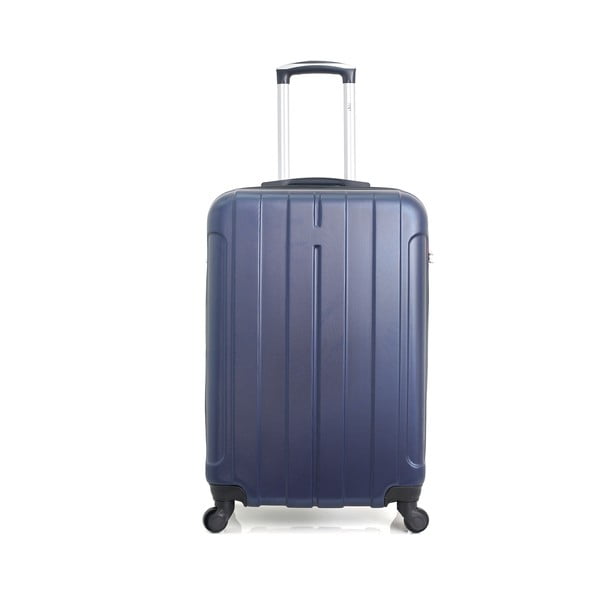Modrý cestovný kufor na kolieskach Hero Fogo, 60 l