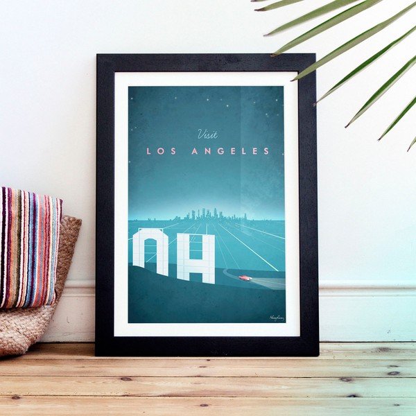 Plagát Travelposter Los Angeles, A2-image-1