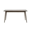 Hnedý rozkladací jedálenský stôl s doskou v dubovom dekore 150x90 cm Barrali – Unique Furniture