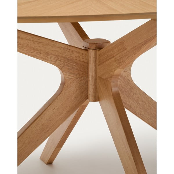 Jedálenský stôl s doskou v dubovom dekore 110x180 cm Naanim – Kave Home-image-4