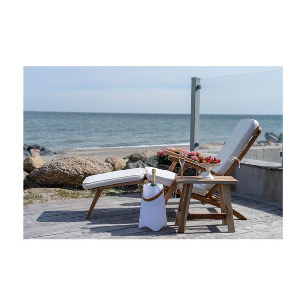 Biely bavlnený podsedák na exteriérové ležadlo House Nordic Arrecife-image-1