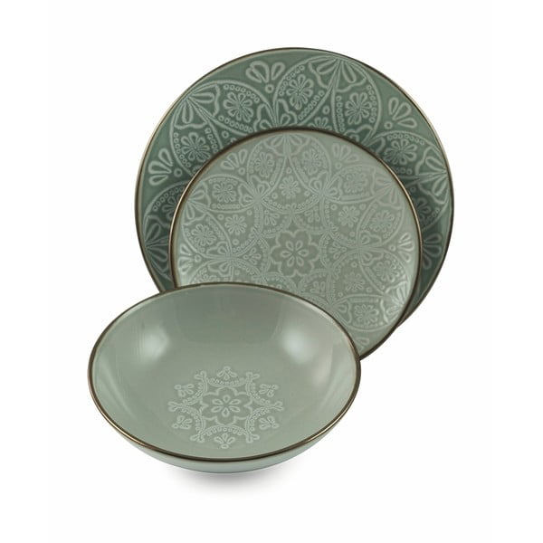 18-dielna sada farebného riadu z kameniny Villa d'Este Baku-image-2