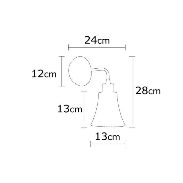 Nástenné svietidlo v medenej farbe ø 13 cm Foca – Opviq lights-image-3