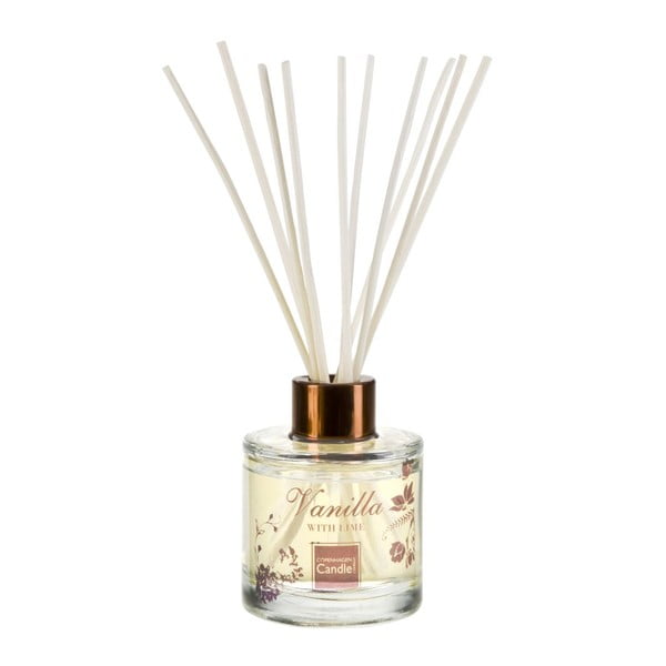 Aromatický difuzér s vôňou vanilky a limetky Copenhagen Candles, 100 ml