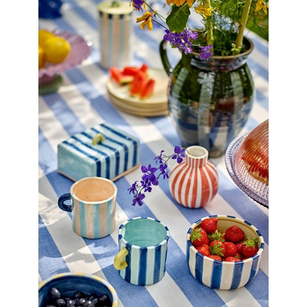 Modrá keramická nádobka na maslo Phoenix – Bloomingville-image-2