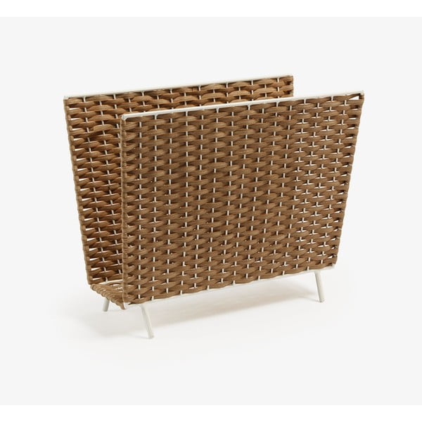 Stojan na časopisy z umelého ratanu Shibori – Kave Home-image-2