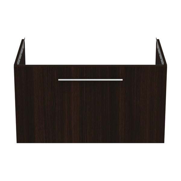 Tmavohnedá závesná skrinka pod umývadlo v dekore duba 80x44 cm i.Life B – Ideal Standard