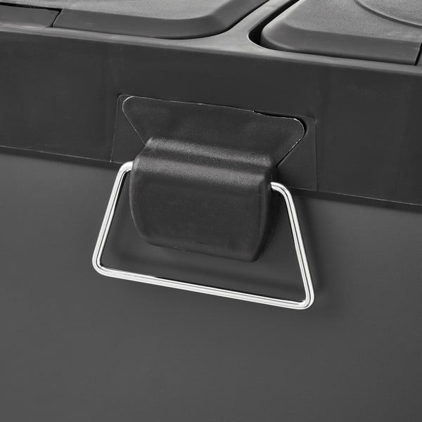 Pedálový odpadkový kôš na triedený odpad z nerezovej ocele 30 l Litros – Casa Selección-image-2