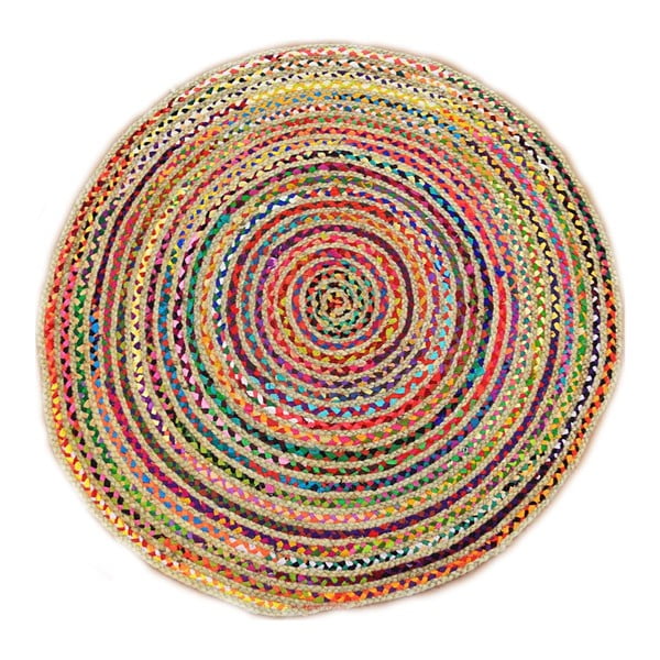 Okrúhly ručne tkaný koberec Bakero Roberta 51, 120 cm