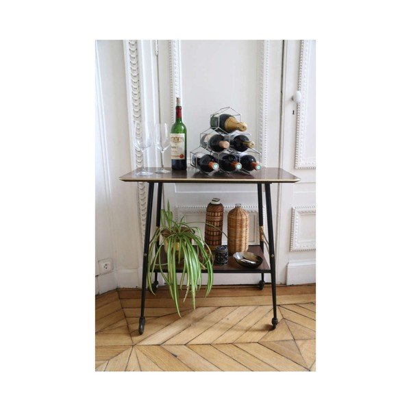 Sivý kovový stojan na víno Compactor-image-1