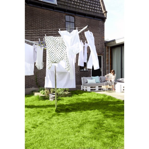 Vonkajší sušiak na bielizeň v striebornej farbe 50 m Topspinner – Brabantia-image-4