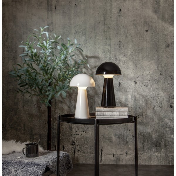 Čierna LED stolová lampa so stmievačom (výška  28 cm) Mushroom – Star Trading-image-3