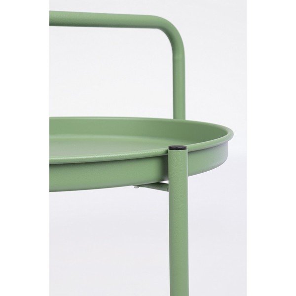 Oceľový servírovací stolík na kolieskach ø 44,5 cm Austin – Yes Everyday-image-2