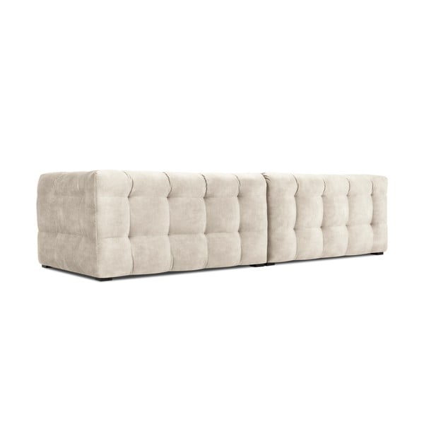 Béžová zamatová pohovka Windsor & Co Sofas Vesta, 280 cm-image-4
