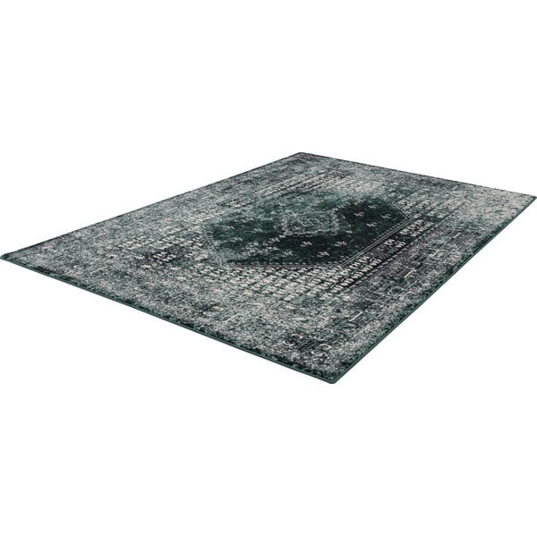 Vlnený koberec v petrolejovomodrej farbe 133x180 cm Eve - Agnella-image-4