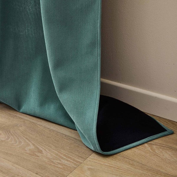 Zelený menčestrový termo záves 140x260 cm Madison – douceur d'intérieur-image-4