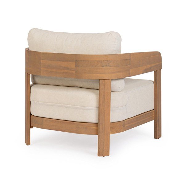 Drevené záhradné kreslo v prírodnej farbe Pablo – Bizzotto-image-4