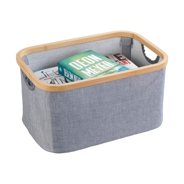 Skladací úložný kôš Wenko Baharui Bamboo-image-3