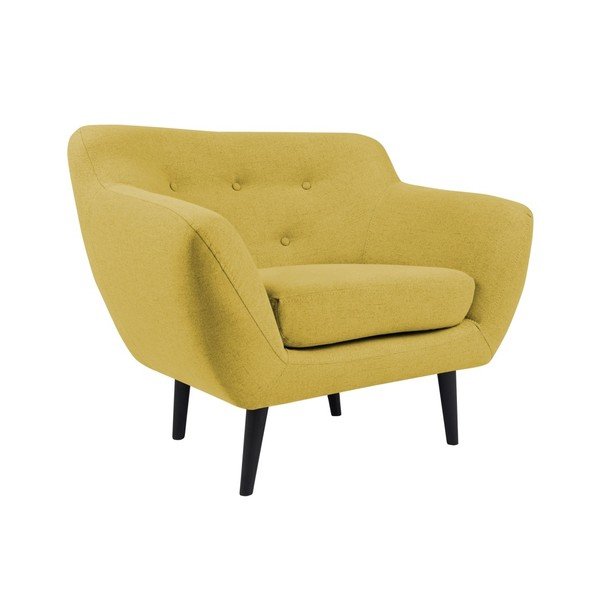 Žlté kreslo Mazzini Sofas Piemont-image-1