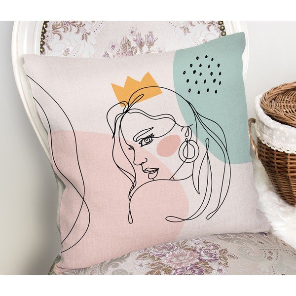 Súprava 3 dekoratívnych obliečok na vankúše Minimalist Cushion Covers Minimalist Line, 45 x 45 cm-image-1