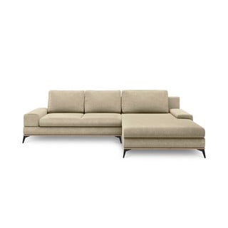 Béžová rozkladacia rohová pohovka Windsor & Co Sofas Planet, pravý roh
