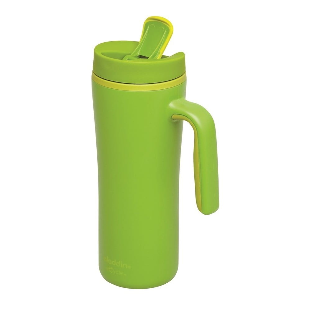Zelený termohrnček s uchom Aladdin Flip-Seal ™, 350 ml