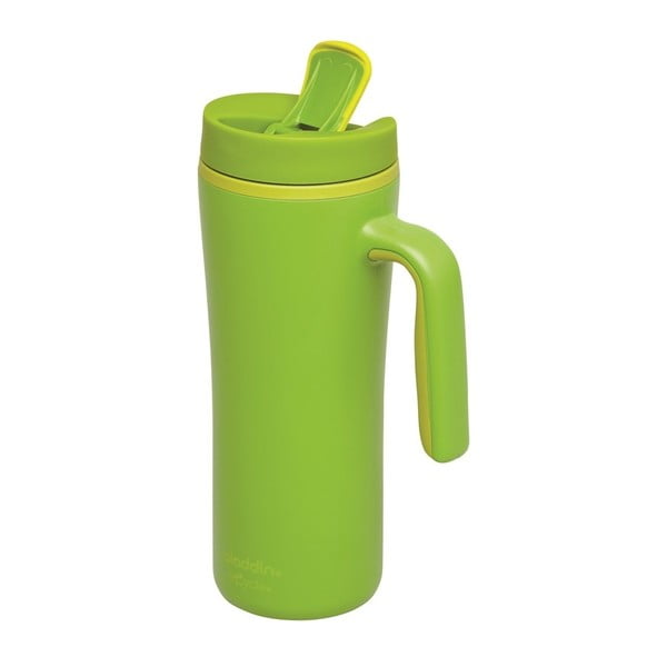 Zelený termohrnček s uchom Aladdin Flip-Seal ™, 350 ml