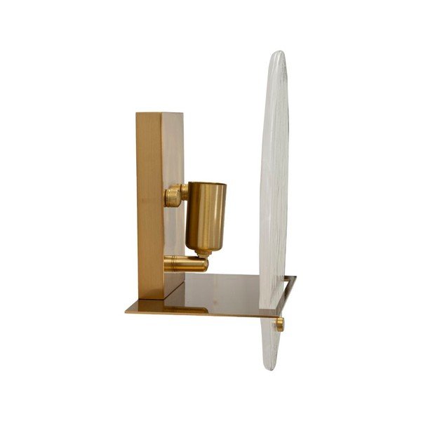 Sklenené nástenné svietidlo v zlatej farbe Portlan – Mauro Ferretti-image-2