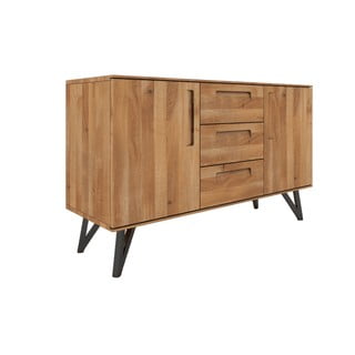 Vysoká komoda z dubového dreva 182x100 cm Golo - The Beds