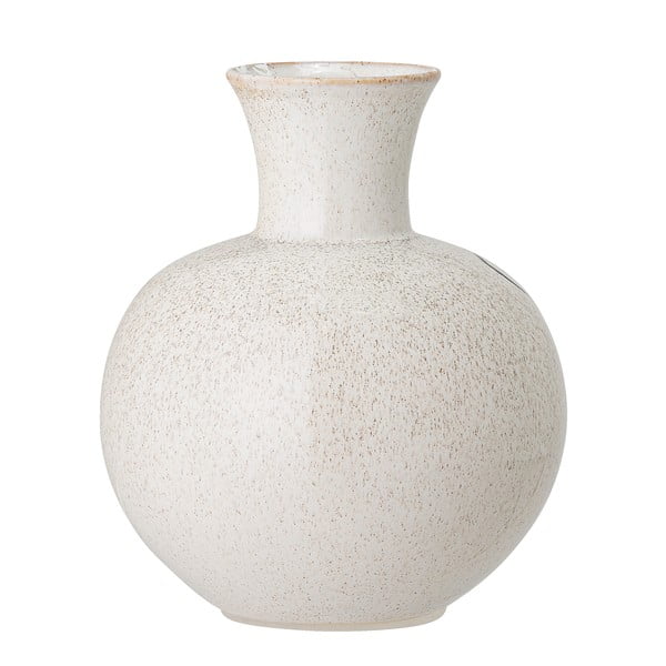 Biela kameninová váza Bloomingville Irini, výška 22,5 cm-image-2