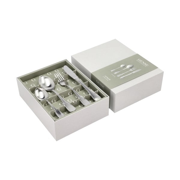 Antikoro príbor v striebornej farbe 16 ks Attaché – Gense-image-2