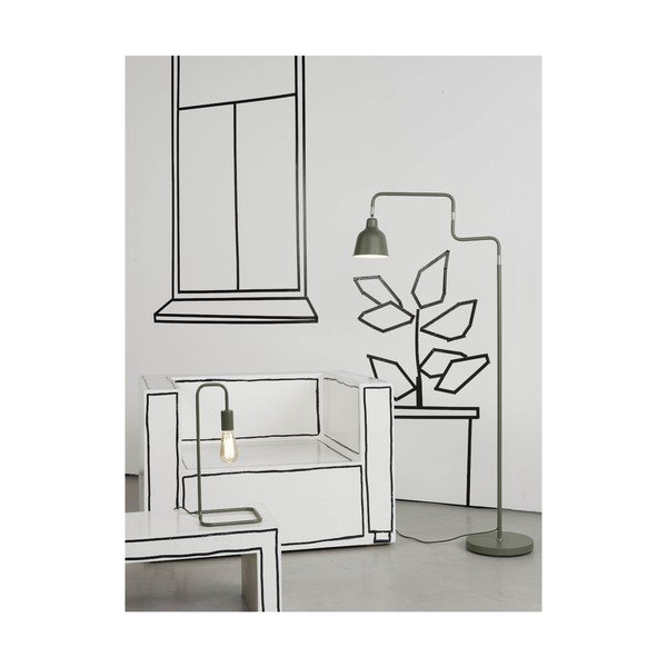 Zelená stojacia lampa s kovovým tienidlom (výška 150 cm) London – it's about RoMi-image-2